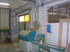 Vista impianto elettrico falegnameria